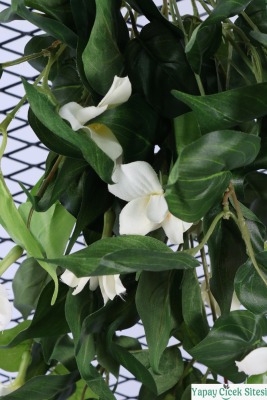 Yapay Sarkıt Begonya Çiçeği Sarmaşığı 85cm - Beyaz - 4