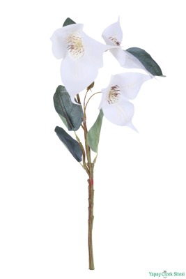 Yapay Zarif Akasma Dalı 45cm Beyaz - 2