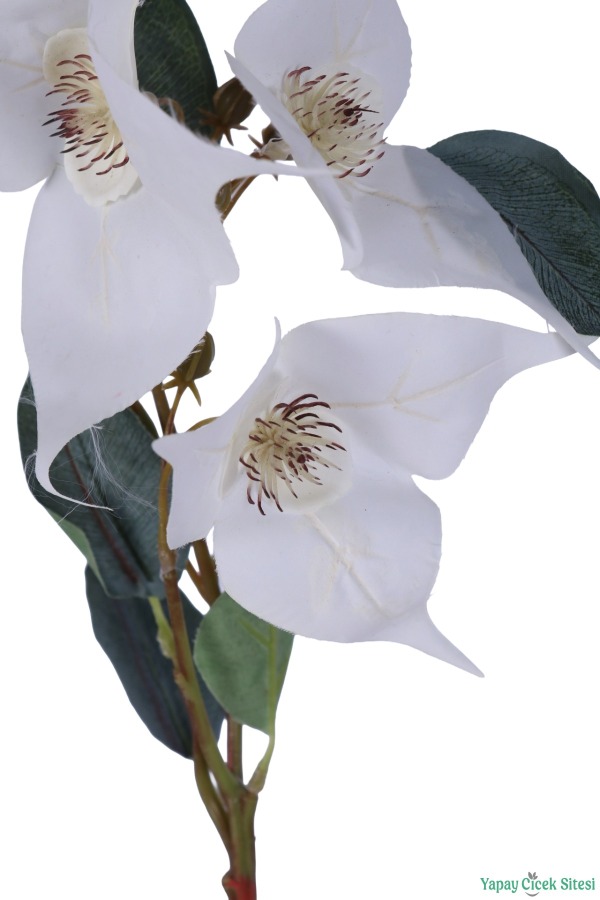 Yapay Zarif Akasma Dalı 45cm Beyaz - 4