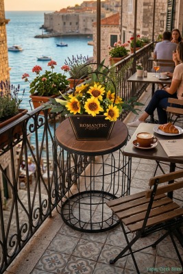 Yapay Çiçekli Romantic Çantalı Aranjman Model 13 - 5