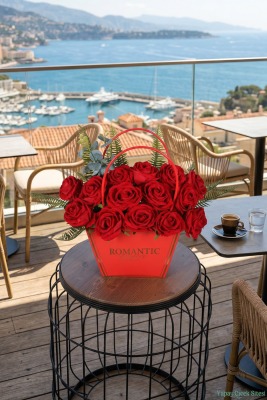 Yapay Çiçekli Romantic Romantic Çantalı Aranjman Model 10 - 5