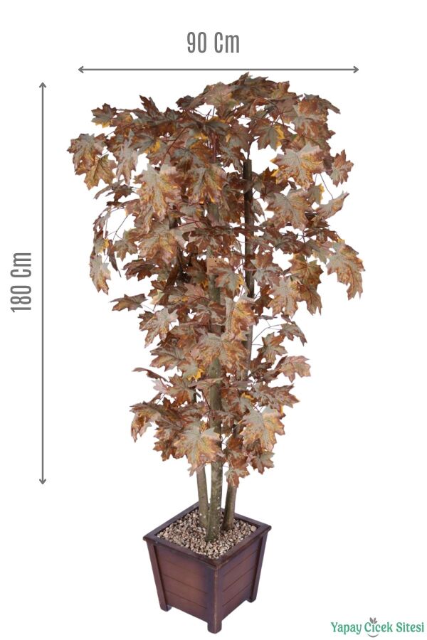 Yapay Çınar Yapraklı Sonbahar Ağacı 180 cm - 1