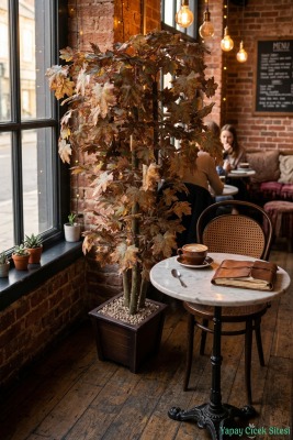 Yapay Çınar Yapraklı Sonbahar Ağacı 180 cm - 5