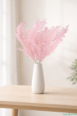 Yapay Eğrelti Ara Dal 50 cm Pembe - 1