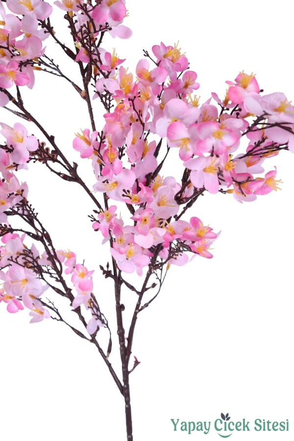  Yapay Erik Çiçeği Dalı ( Sakura) 95 Cm Pembe - 2