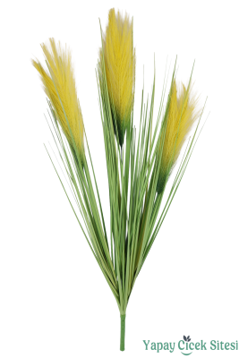 Yapay Kabarık Tüylü Saz - Yapay Çiçek Sitesi