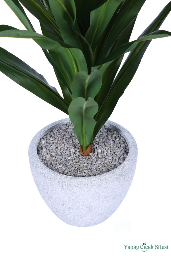 Yapay Kılıç Bitkisi 110 cm Bohem Saksıda Yeşil - 2