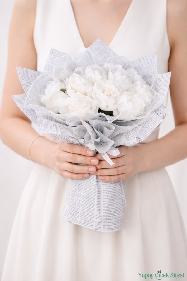 Yapay Kız İsteme Çiçeği Özel Gün Buketi 14 İri Güllü Model 18 - 1