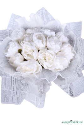 Yapay Kız İsteme Çiçeği Özel Gün Buketi 14 İri Güllü Model 18 - 3