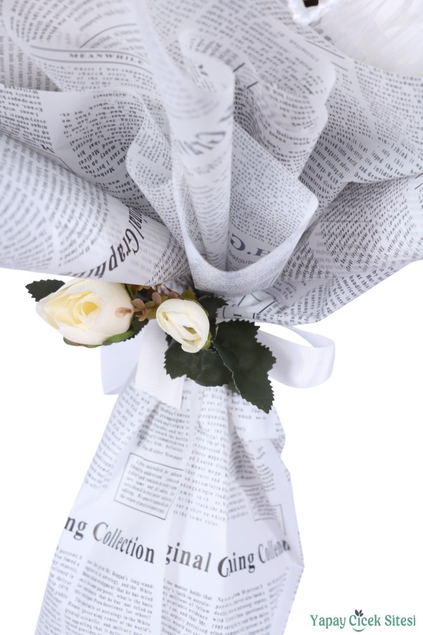 Yapay Kız İsteme Çiçeği Özel Gün Buketi 14 İri Güllü Model 18 - 5