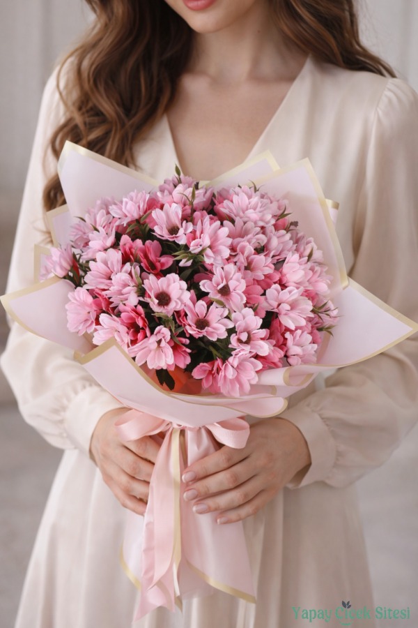 Yapay Kız İsteme Çiçeği Özel Gün Buketi Model 9 - 1