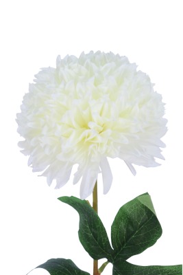 Yapay Krizantem Dalı 63 cm Beyaz - 3