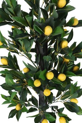 Yapay Limon Ağacı 155 cm Ahşap Saksıda - 3