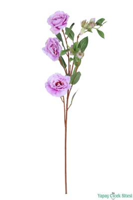 Yapay Lisyantus Dalı 70cm Lila - Yapay Çiçek Sitesi