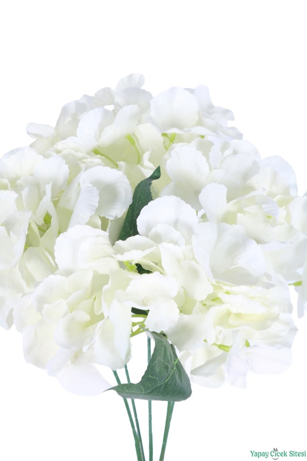 Yapay Ortanca Demeti 5 Dal Krem - 3