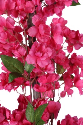 Yapay Sakura Bahar Dalı Ağacı 85 Cm Koyu Pembe - 4