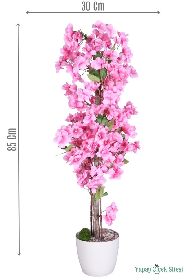 Yapay Sakura Bahar Dalı Ağacı 85 Cm Pembe - 1