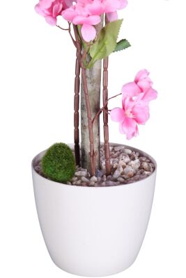 Yapay Sakura Bahar Dalı Ağacı 85 Cm Pembe - 4