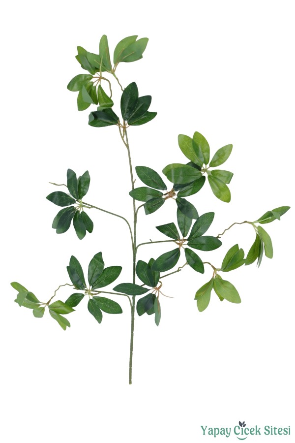 Yapay Şeflera Ağacı Dalı 70 Cm 12 Adet Yeşil - 1