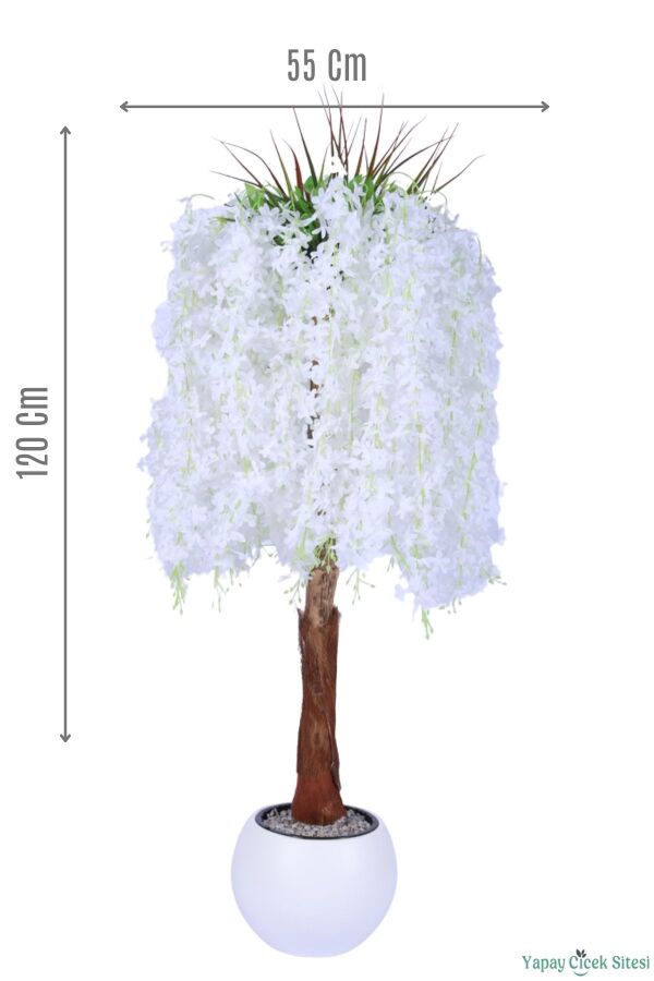 Yapay Söğüt Ağacı 120 cm Beyaz - 1