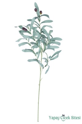 Yapay Zeytin Dalı 95 Cm Mat Yeşil - Yapay Çiçek Sitesi